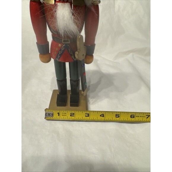 Wooden Knight/Soldier Nutcracker Approx 10 To 10-1/2” Tall - Picture 11 of 11
